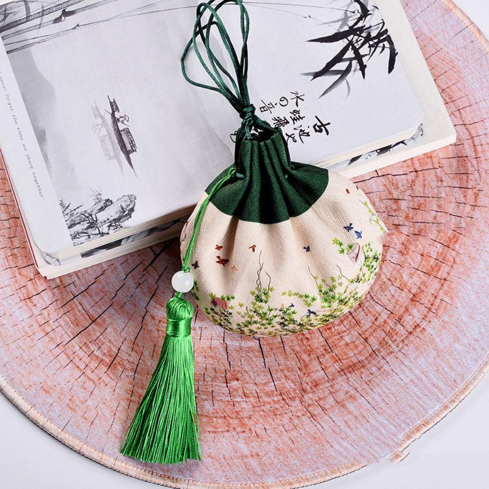 Chinese Style Zongzi Sachet Printing Women Jewelry Bag Zongzi Car Pendant Empty Sachet  Gifts