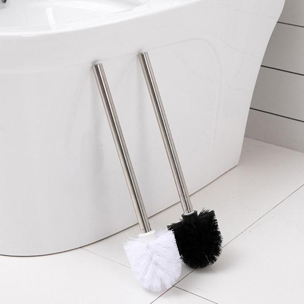 Stainless Steel Toilet Brush Head and Handle Replacement Bathroom Cleaning Tool