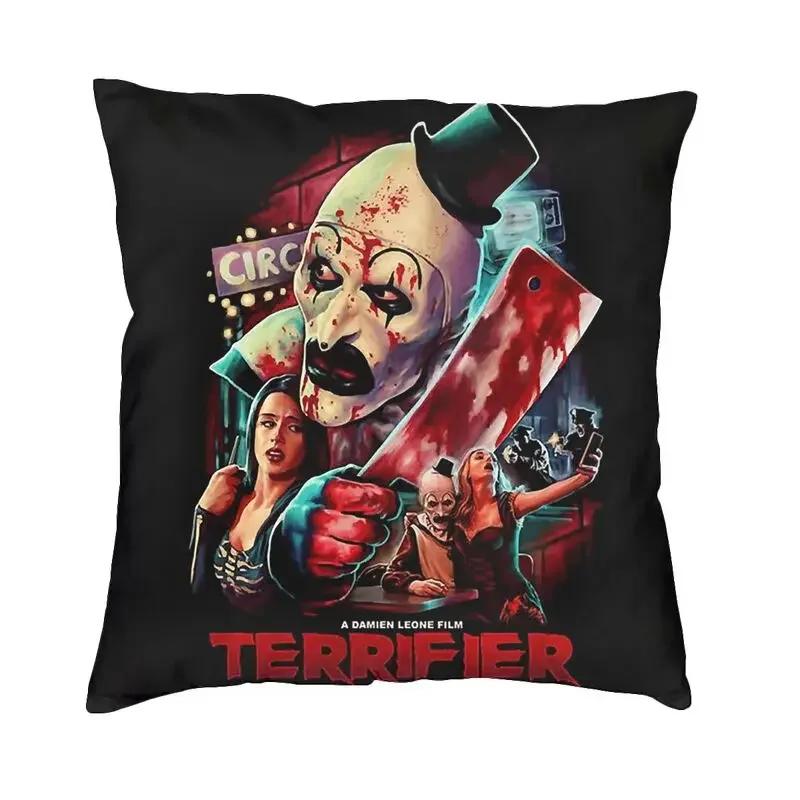 Ужасы Фильм Искусство Ужасов Слэшер Хэллоуин Подушка Чехол Диван Гостиная Квадратный Наволочка 40x40 Наволочки