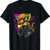 Cool Cyberpunk Fox T-Shirt