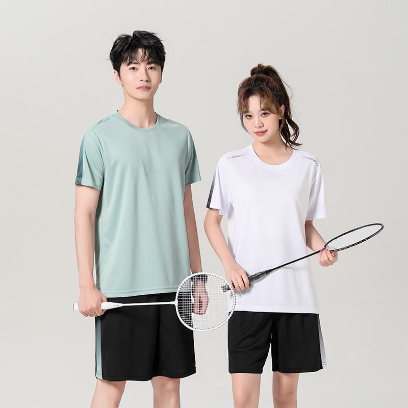 Mens Lightweight Sportswear Set Short Sleeve T-Shirt Shorts Casual Running Outfit Adults