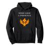 Humor Phoenix Animals Simple Fire Bird Rise Phoenix Hoodie