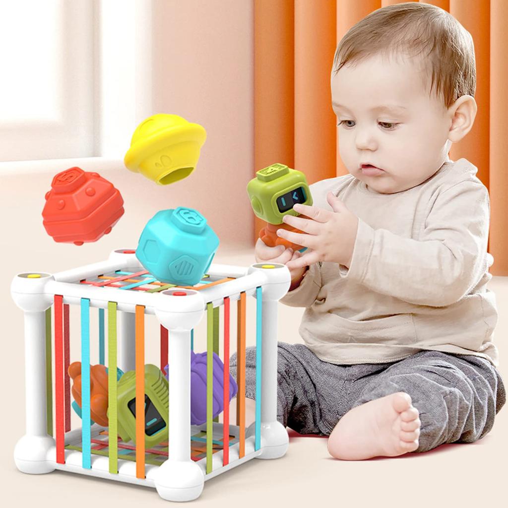 Mokugansha Montessori Shape Matching Toy Educational Toy Number Recognition Educational Toy Shape Matching Early Development Skill Training Touch