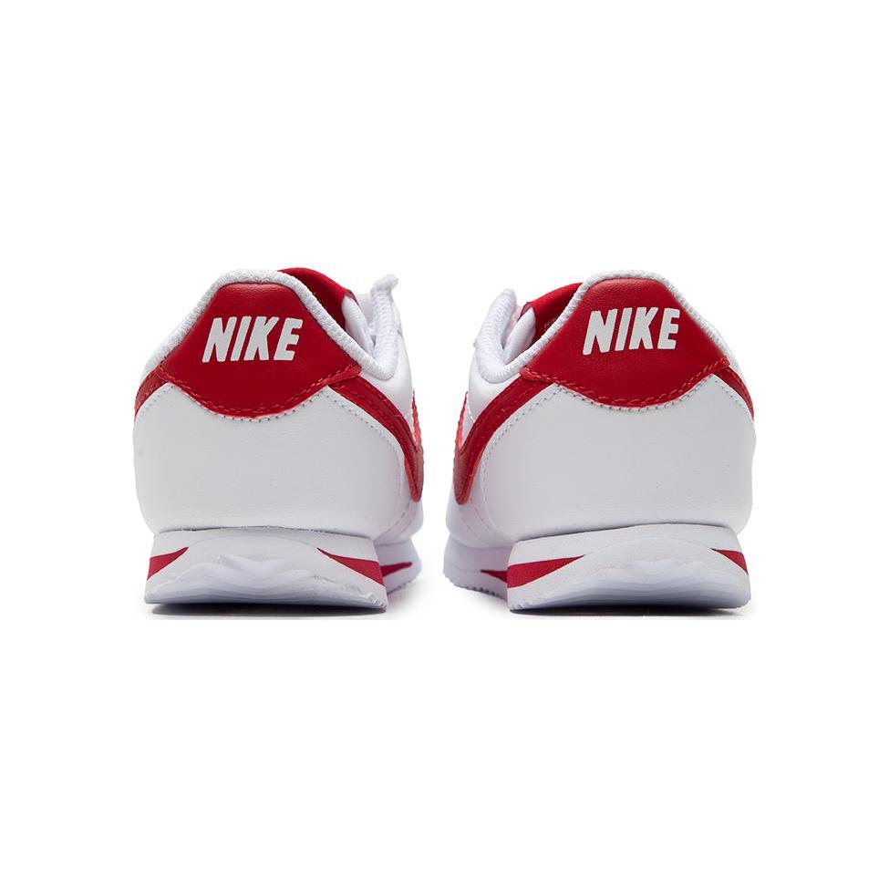 Nike Cortez Basic SL Дышащие низкие кроссовки для малышей Белые Красные Для младенцев и малышей 904769-101