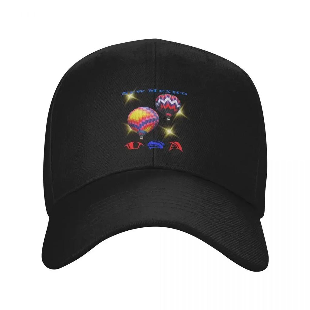 Albuquerque New Mexico Hot Air Balloon Fiesta Baseball Cap Hat men Custom Cap hard hat Mens Tennis Womens