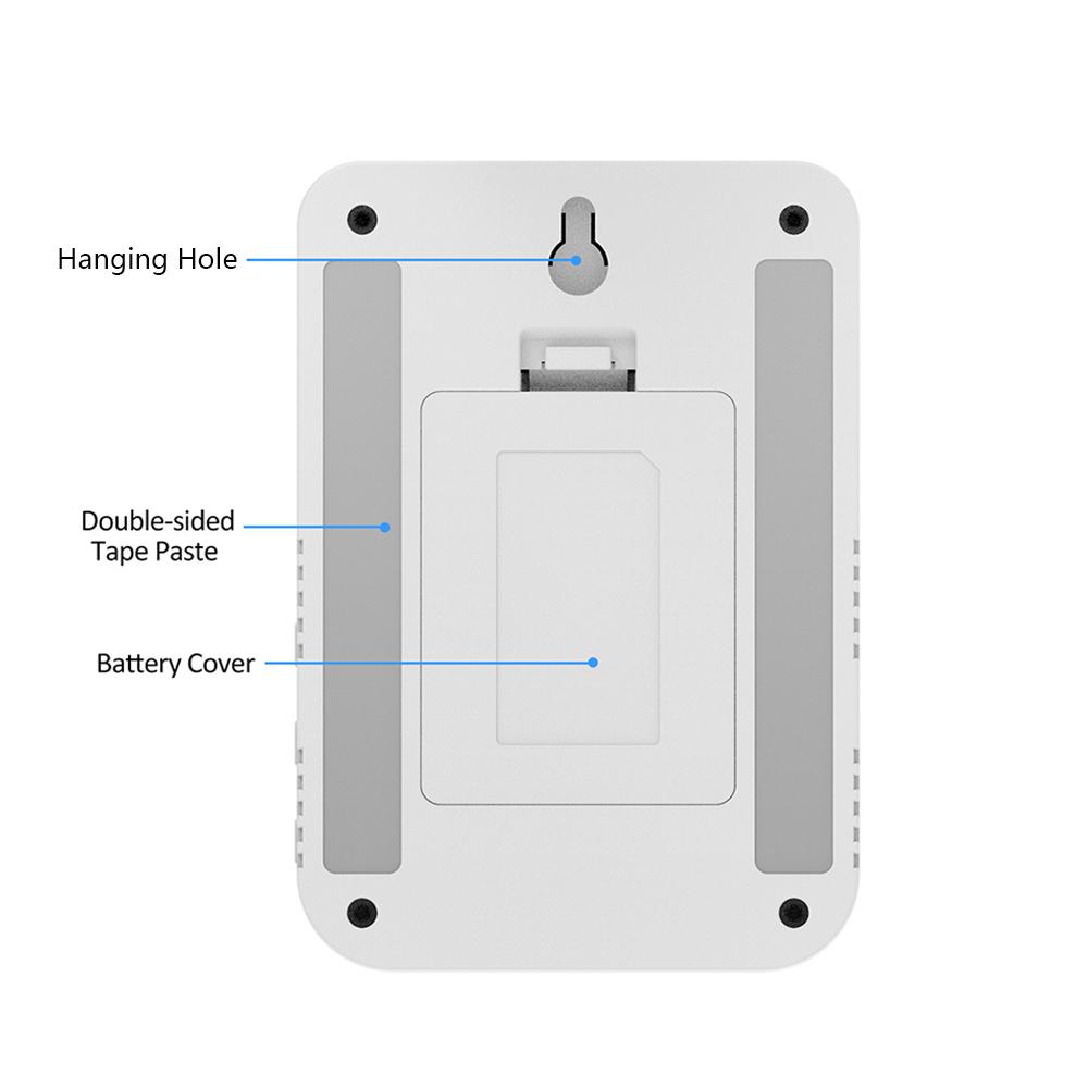 Wall Mounted Non-contact IR Thermometer with Multi-Language Voice Broadcast  Celsius /  Fahrenheit  Auto Measuring