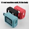 Speaker Protective Bracket Portable Audio Silicone Cover Storage Shell Case Compatible For Jbl Go3