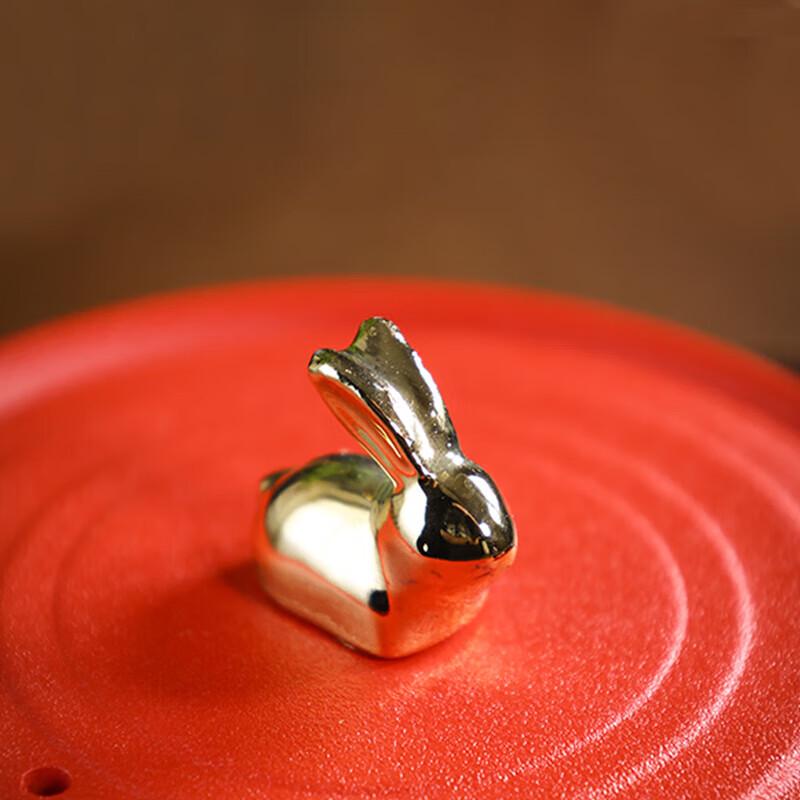 Jade Rabbit Ceramic Tea Set