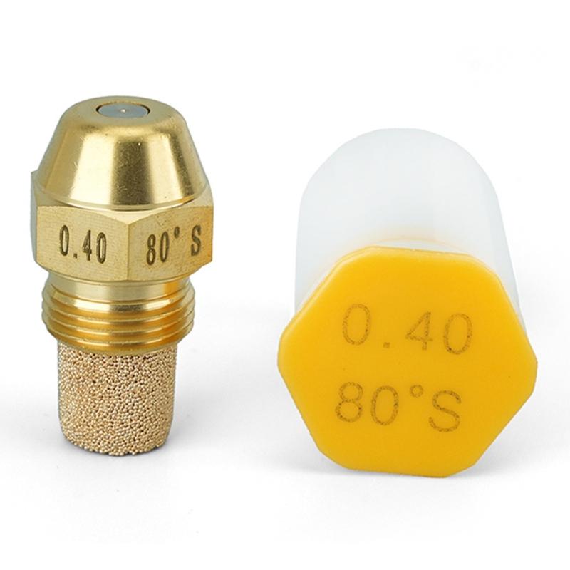 Промышленная металлическая форсунка 80 градусов, усиленная металлическая форсунка для оборудования для сжигания топлива, варианты 14 GPH