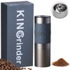 KINGrinder K0 Hand Coffee Grinder, 160 Grit Adjustments, Conical Metal Blade for Superior Consistency, Drip Coffee, 25g Capacity