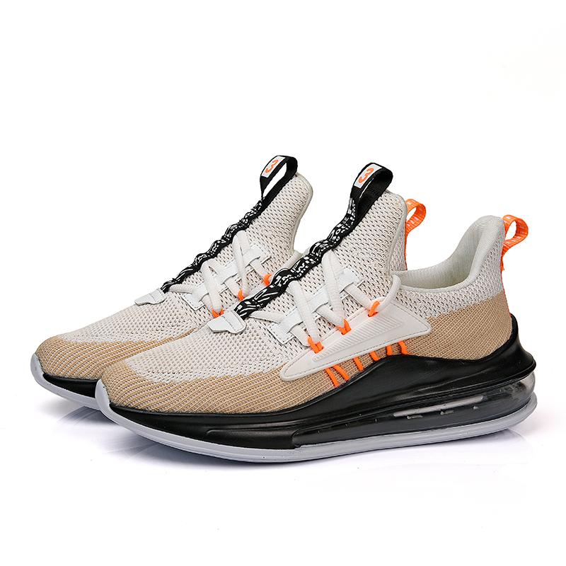 Новые летающие тканые дышащие спортивные кроссовки мужские низкие кроссовки с пружинящей воздушной подушкой нескользящие кроссовки для путешествий