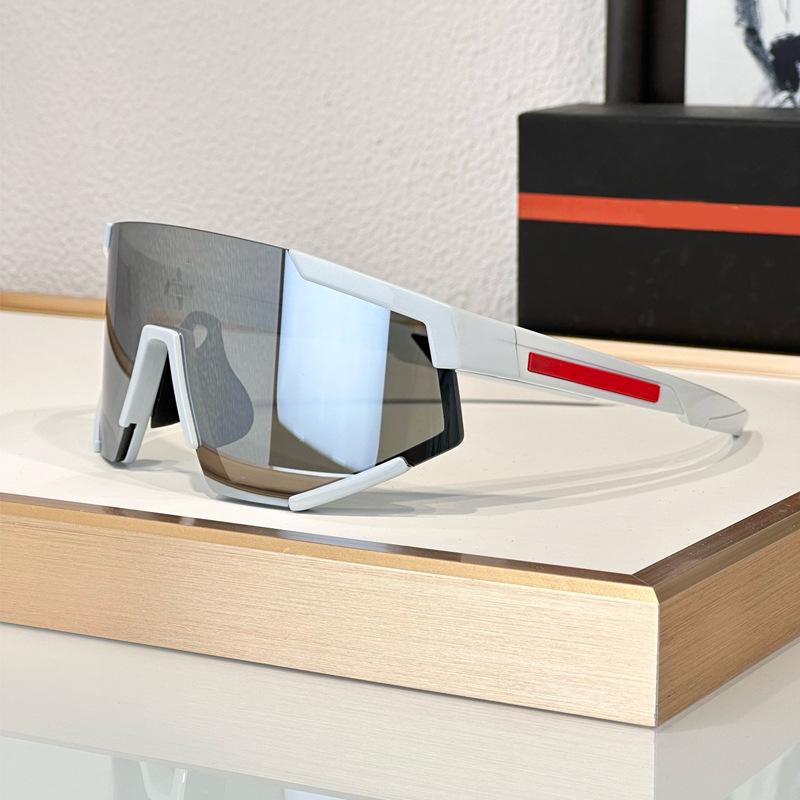 Женские модные ветрозащитные спортивные солнцезащитные очки с большой оправой - унисекс, мода 04W