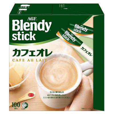 AGF Blendy Stick Cafe au Lait, 100 стиков [Кофе в стиках]