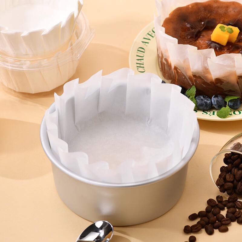 Meijinjia 4-inch Round Basque Cake Parchment Liners