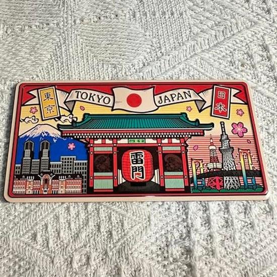 Japanese Landscape Magnet Refrigerator Tokyo KaminarimonNagoya Design Set 2