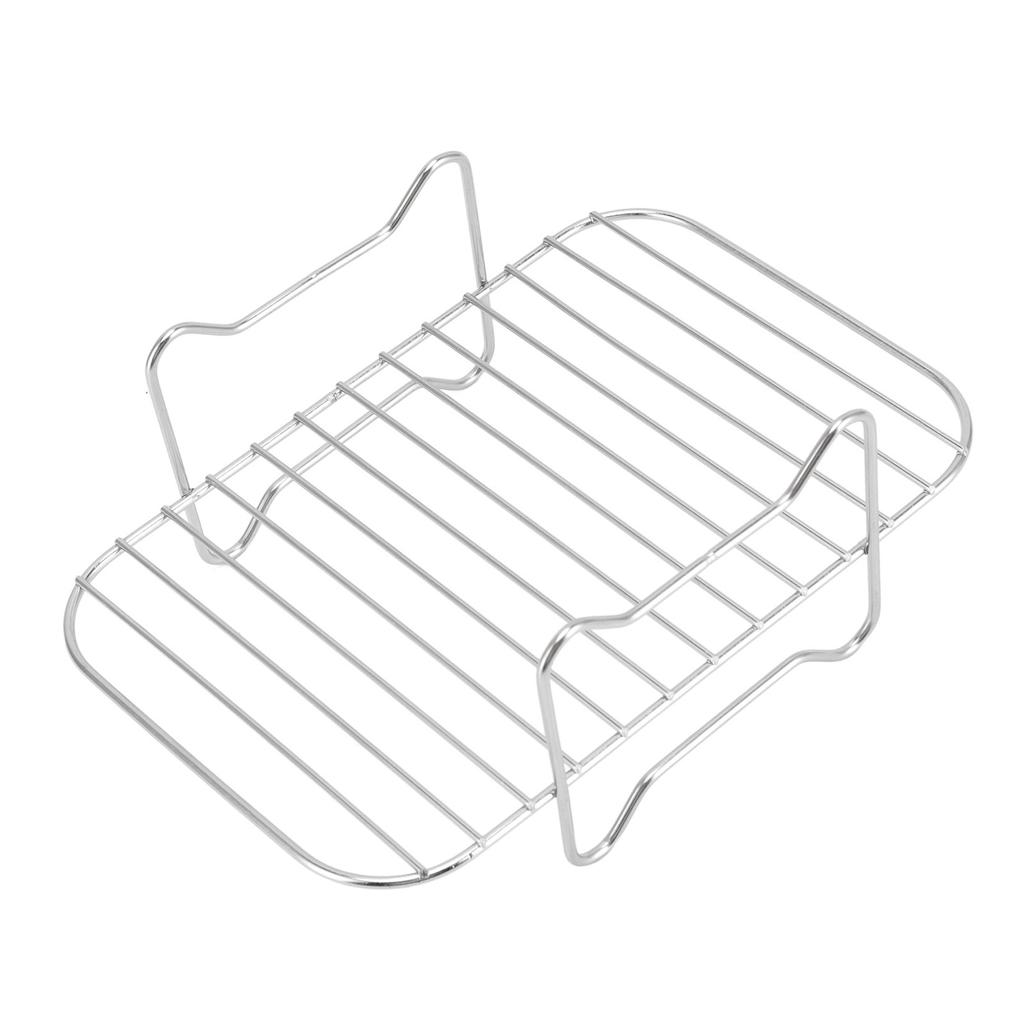 Fryer Stainless Steel Rack Fryer Accessories Multi Purpose Grilling Holder Outdoor BBQ Tools