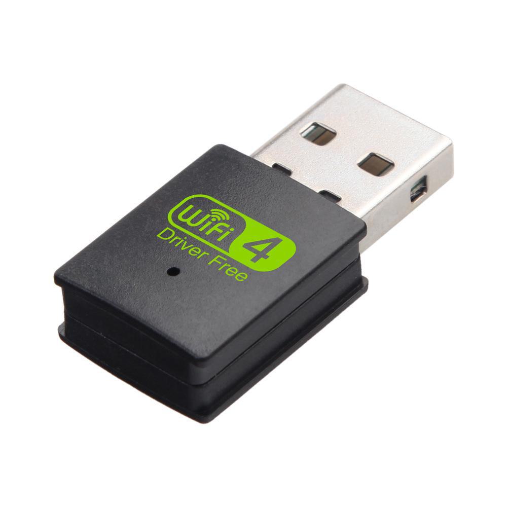 Беспроводная USB-сетевая карта без драйверов с WiFi-приемником/передатчиком 300 Мбит/с и внешней антенной