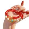 Natural Chalcedony Freshwater Pearl Design Bracelet Bracelet