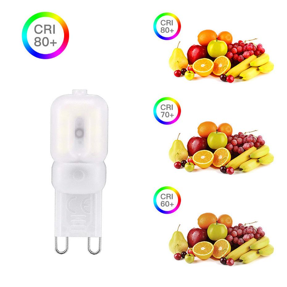 10 шт. светодиодных ламп G9 220 В 3 Вт 5 Вт SMD2835 белые теплые бомбильи для домашних лампочек хрустальная люстра заменить галогенную лампу 30 Вт