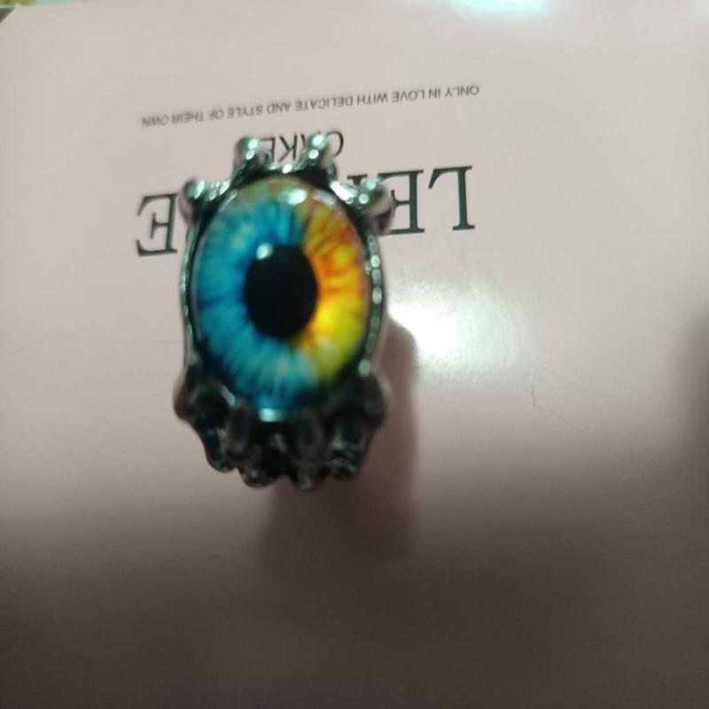 Ретро Панк Кольцо Дракон и Орлиный Коготь - Нержавеющая Сталь Открытый Дизайн для Мужчин и Женщин