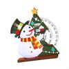 Permanent Oaken Christmas Clock Calendar Toss Number Hurdles Arrival Deck For Telecommute Decoration