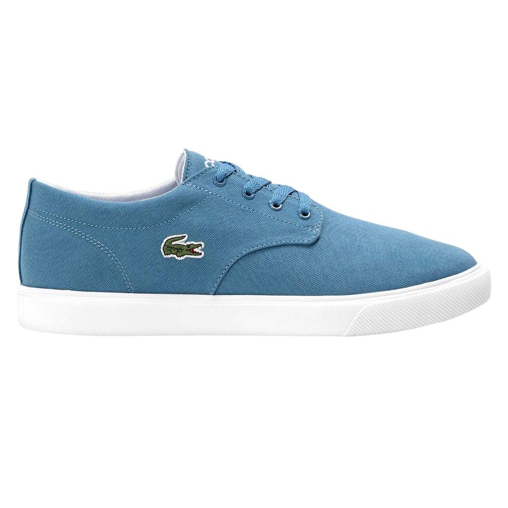 Lacoste Mens Canvas Grip Flat Trainers