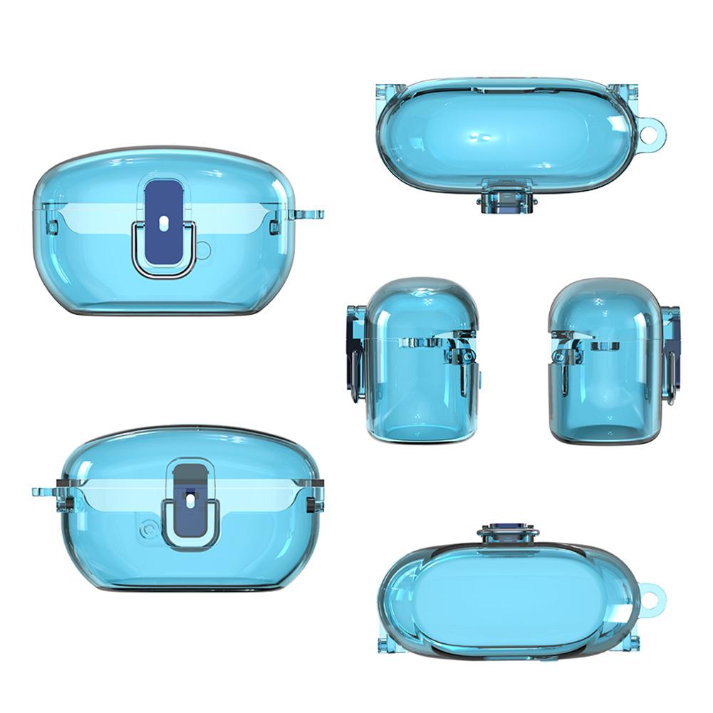 Secure Lock Clear Case Shockproof PC Hard Shell Protective Case for Sony WF-1000XM5 (2025) Wireless Earbuds
