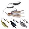18g 1pc Skirt Spinning Blades Saltwater Japanese Lure Carp Fishing Pesca 9020 Spinnerbait Rubber Metal Jig Head with Silicone