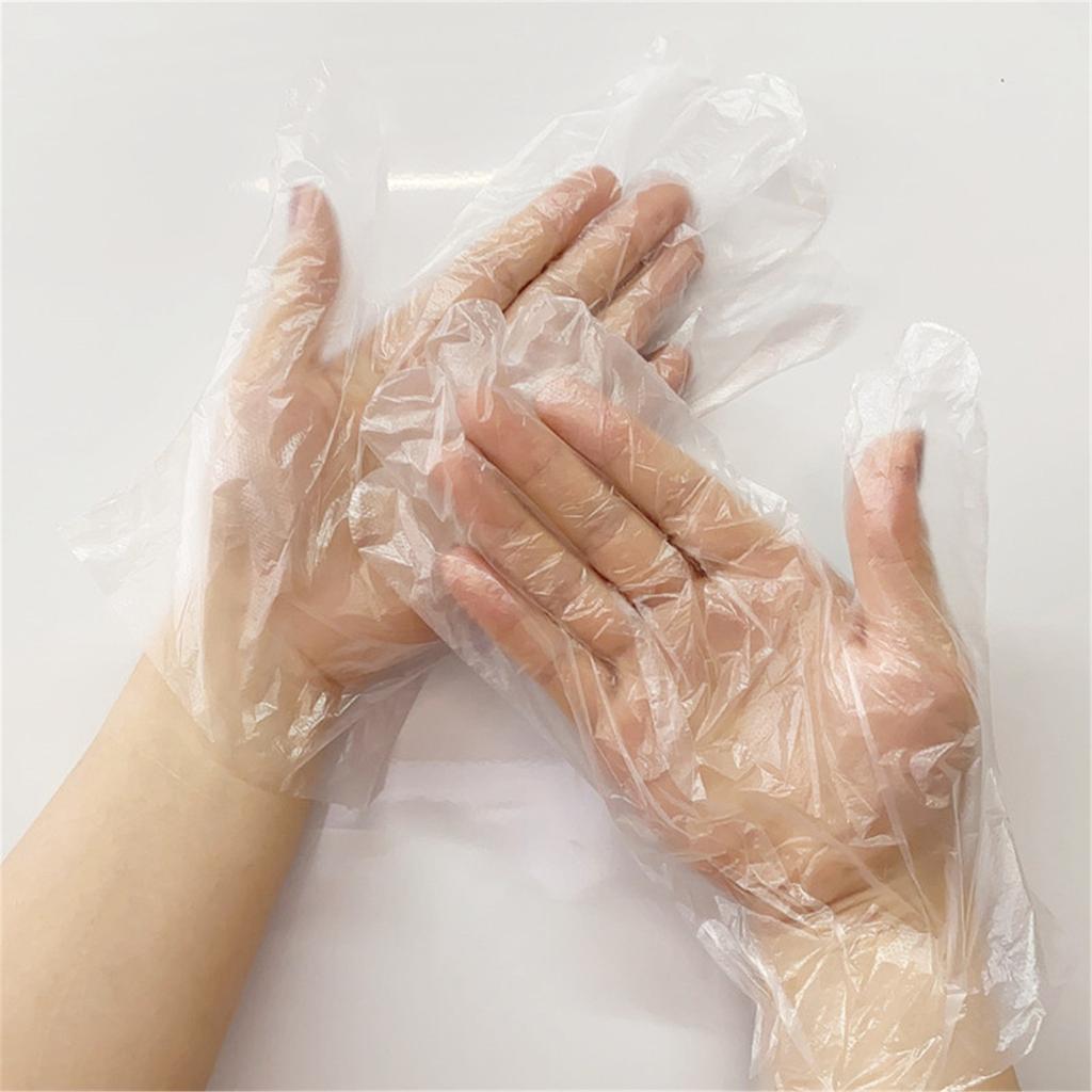 100pcs Disposable Gloves Food Gloves Household Catering Gloves