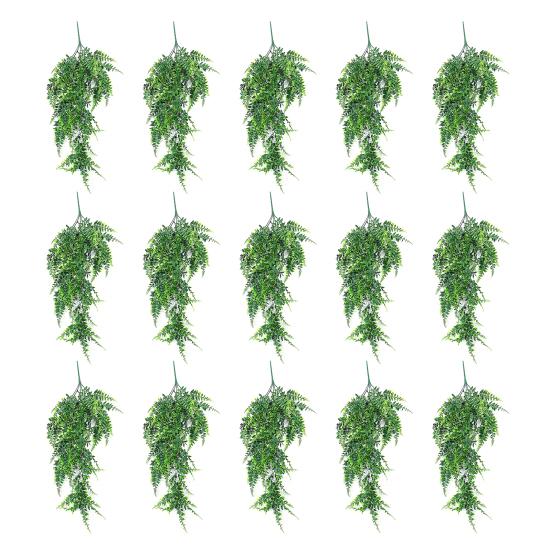 Искусственные Подвесные Растения Искусственные Лианы Устойчивые к УФ-лучам Водонепроницаемые Легко Чистятся Для Дома и Улицы Искусственные Подвесные Папоротники Зелень Растения