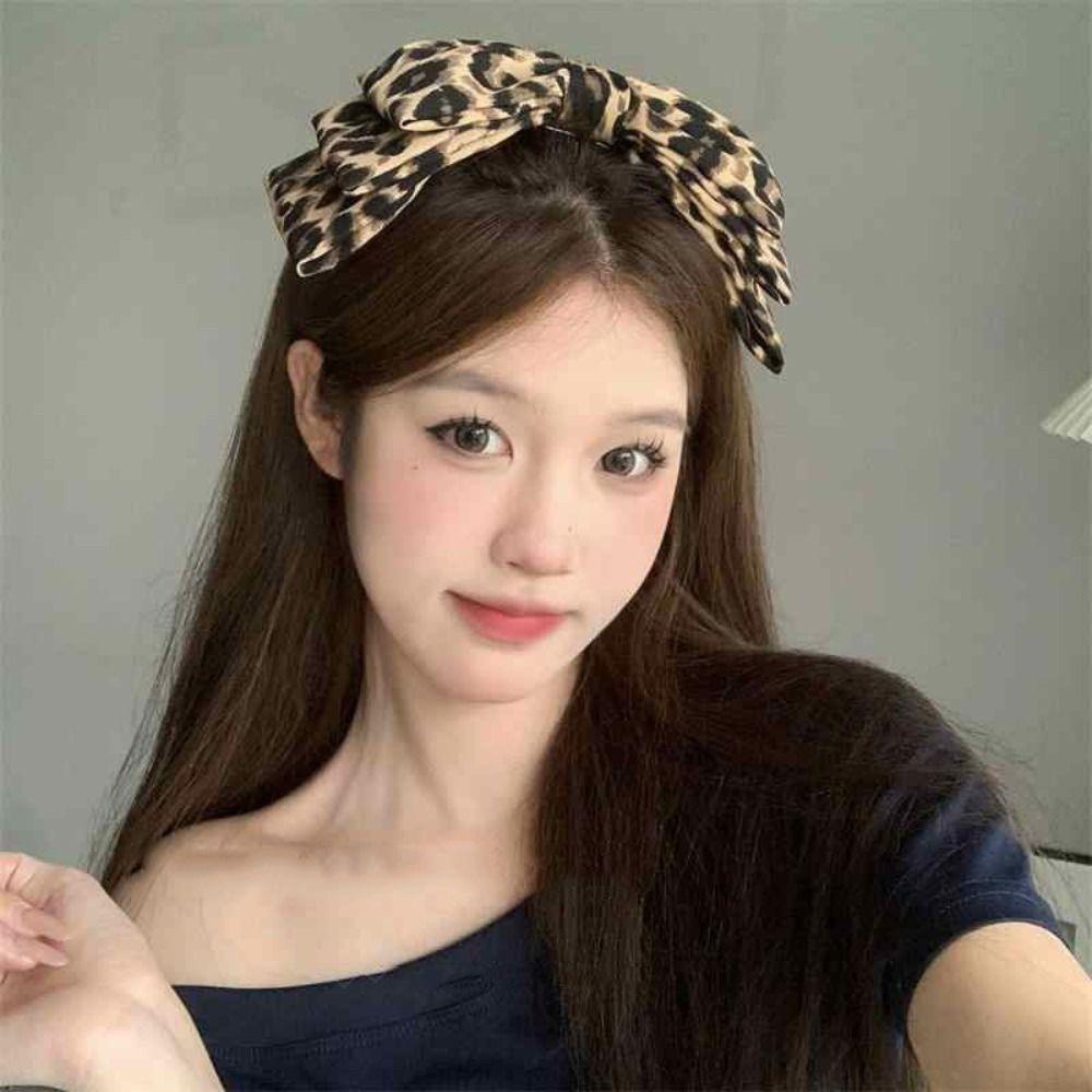 Cloth Bow Headband Bowknot Hair Clip Decoration Sweet Women Headband Women