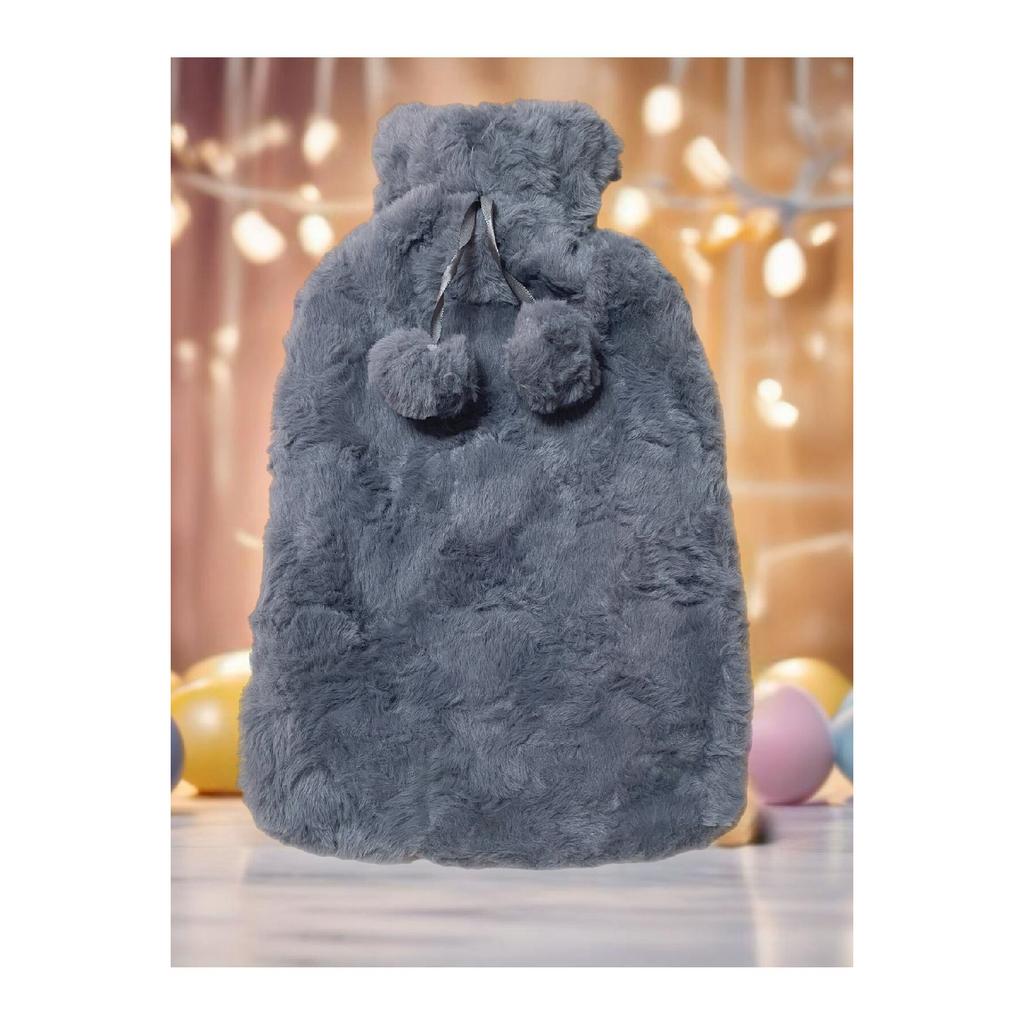 Removable Hot Water Bag With Plush Cover 2lt