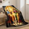 Holy Trinity Illustration with Radiant DoveFlannel blanket for bedroom, living room, sofa, and nap