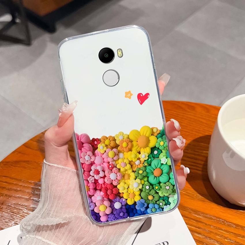 Чехол для Redmi 4 3 6 Pro 4A 4X 5A 5 Plus K90 Милый узор акулы и кошки Телефонные сумки Мягкий ультратонкий ТПУ силикон Противоскользящая оболочка для Redmi Прозрачная задняя крышка
