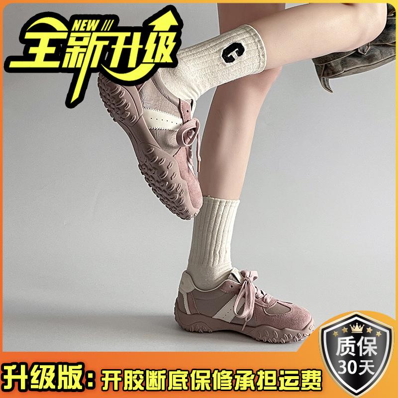 Piaohong retro lightweight Forrest Gump shoes women's 2025 spring new comfortable student soft-soled running shoes casual moral training shoes