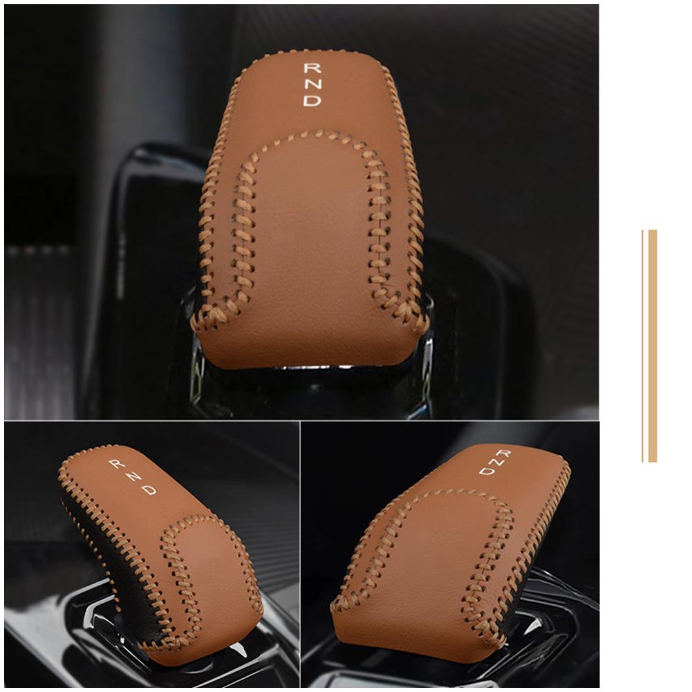 Кожаный чехол на рычаг переключения передач для Geely Boyue L Atlas 2024 2024 2025, защитная накладка на ручку переключения передач, комплект для автоматической модификации