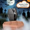 Halloween Countdown Casket Decoration 13 Days of Spooky Minis Gothic Halloween Advent Calendar Ornament with Miniature Figurines Holiday Party Gifts