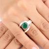 Green Onyx Gemstone 925 Sterling Silver Jewelry Handmade Ring For Wedding Gift RR-68-18