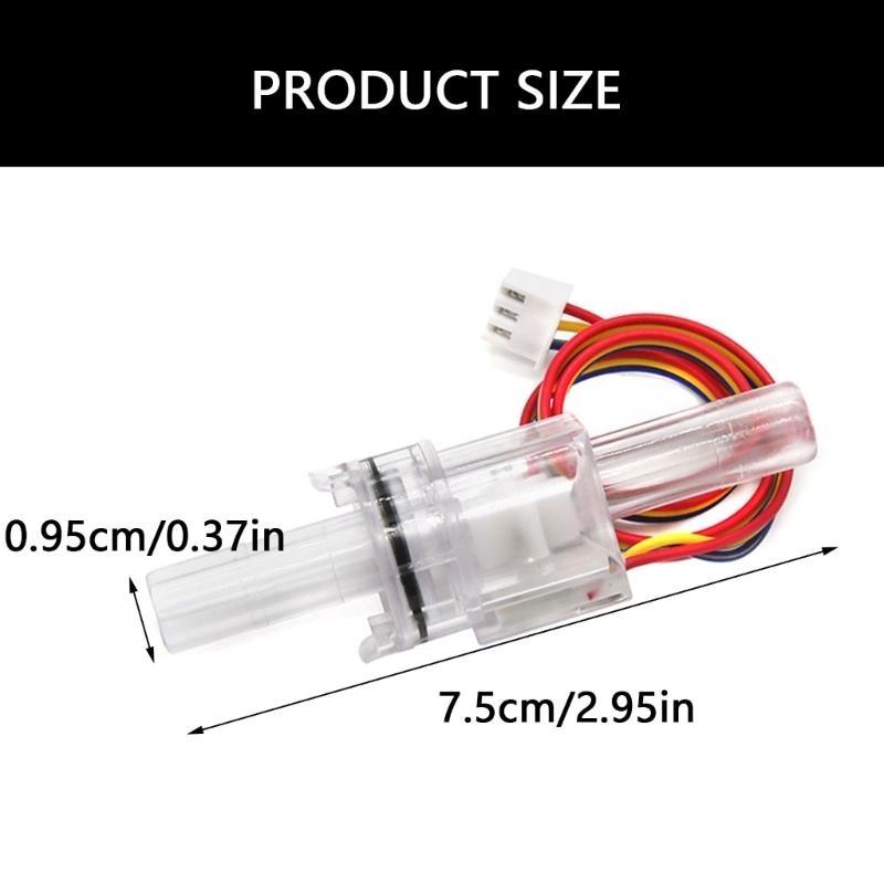 MXLA Small Visual Water Flows Sensoring Flows Meter for Tight Space & Easy Monitoring