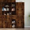 VidaXL Highboard Smoked Oak 30x42.5x185 Cm Engineered Wood 846240