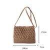Модная летняя соломенная сумка кроссбоди женская пляжная сумка для покупок плетеная сумка на плечо ручная сумка сумка-мессенджер KTB