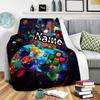 Gamepad Themed Home Customize Your Name Blankets Comfortable Soft Lightweight Allseason Multipurpose Blanket For Picnics Sofas Offices Beds Living