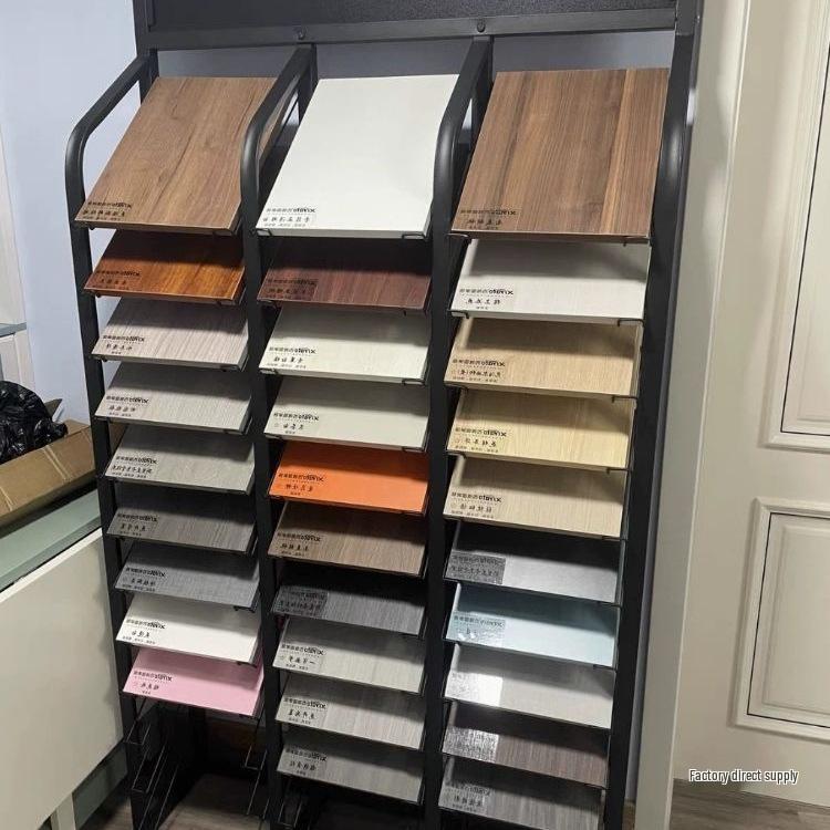 Multifunctional Vertical Display Rack for Kitchen Cabinet, Tile, and Glass Stone Samples