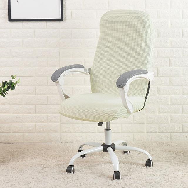 Чехлы на офисные стулья, жаккардовые чехлы для компьютерных стульев, эластичные водоотталкивающие чехлы из спандекса Funda Silla Escritorio