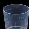 10 шт. 60 мл лабораторный пластиковый мерный стаканчик с прозрачной шкалой