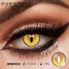 1pair Cosplay Color Contact Lenses for Eyes Makeup Halloween Purple Lenses Yellow Contact Lenses Eye Cosmetic Anime Accessories