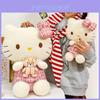 Плюшевая игрушка Хелло Китти Креативная Кавайная кукла-кошка Для девочек и подарок на День святого Валентина