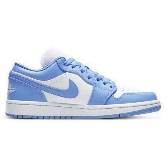 Женские кроссовки Air Jordan 1 Low UNC Синие AO9944-441