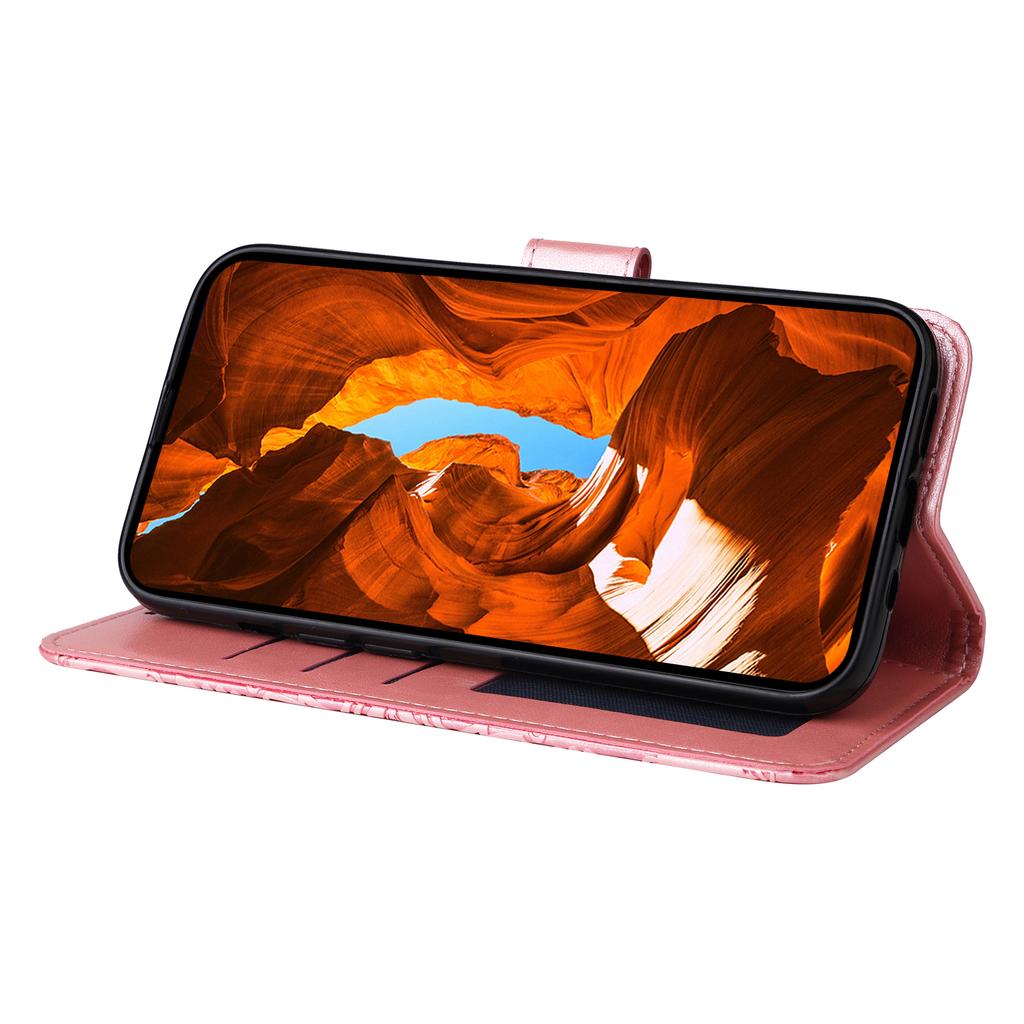 For Xiaomi Redmi Note 14 4G (164.84mm) Case Sunflower Imprint Leather Wallet Phone Cover