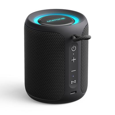 MIATONE Rush Pro Bluetooth IPX7 20 Вт Глубокий светодиодный TWS Bluetooth Зарядная колонка для ПК и смартфона, Водонепроницаемая, Басы, 360° Звук, Легкая, Совместимая,